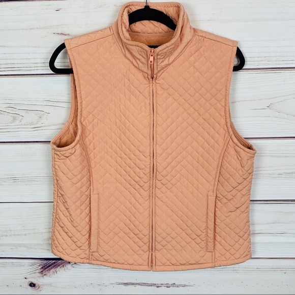 QUILTED PINK IZOD VEST - WARM INNER - Picture 1 of 6